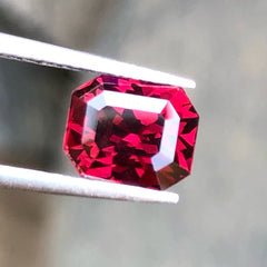 Faceted Rose Red Rhodolite Garnet