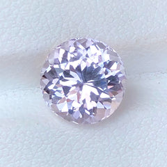 Faceted Round Shape Pink Kunzite