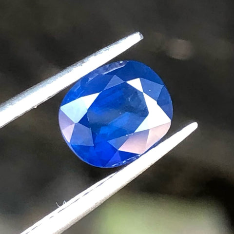 Faceted Royal Blue Sapphire