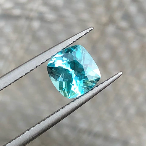 Faceted Sky Blue Apatite