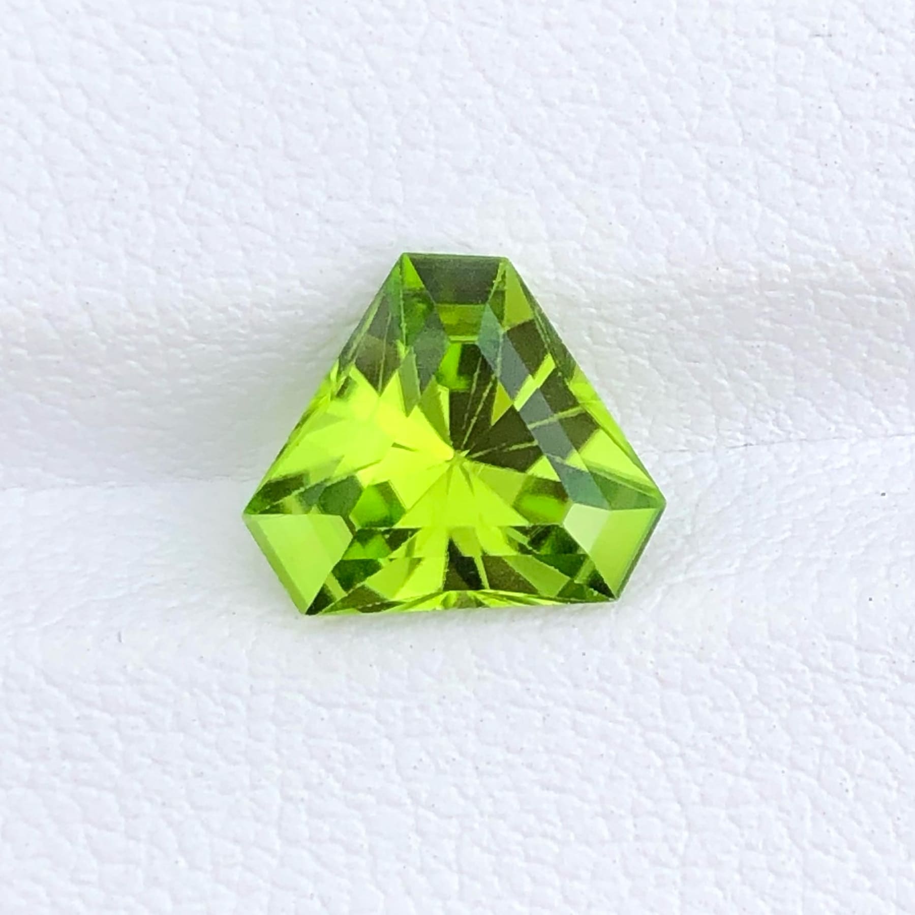 Buy 2.45 Carats Faceted Slime Green Peridot