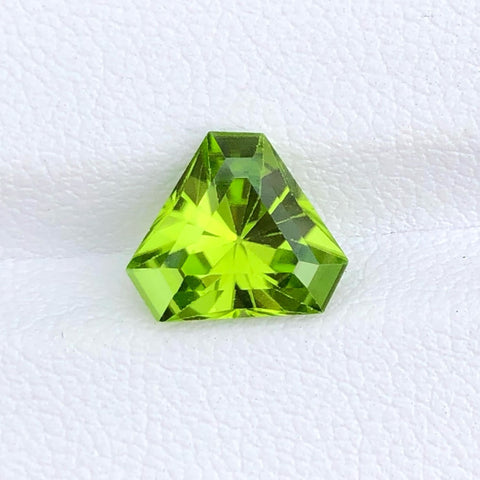 Faceted Slime Green Peridot