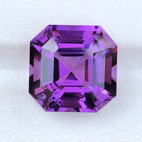 Faceted Soft Purple Amethyst Gemstone