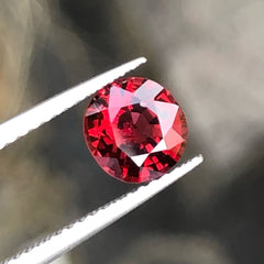 Faceted Torch Red Spinel