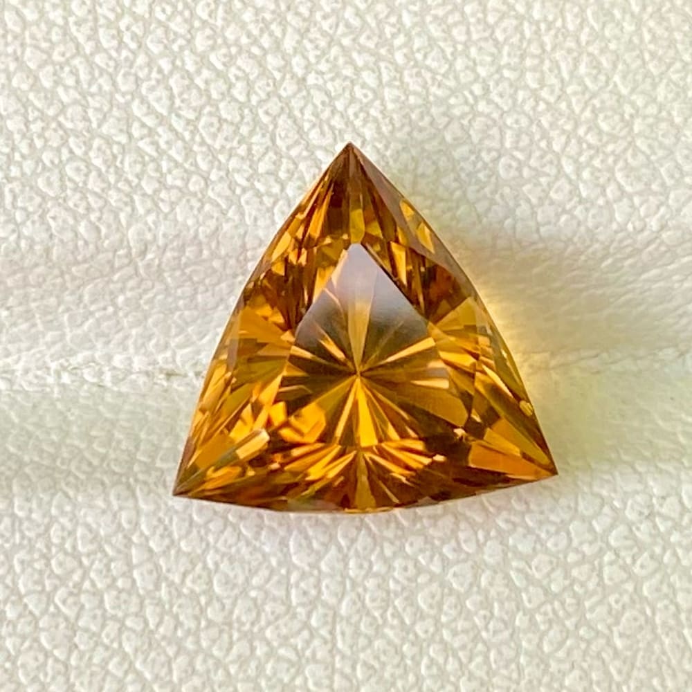 Faceted Yellowish Brown Citrine