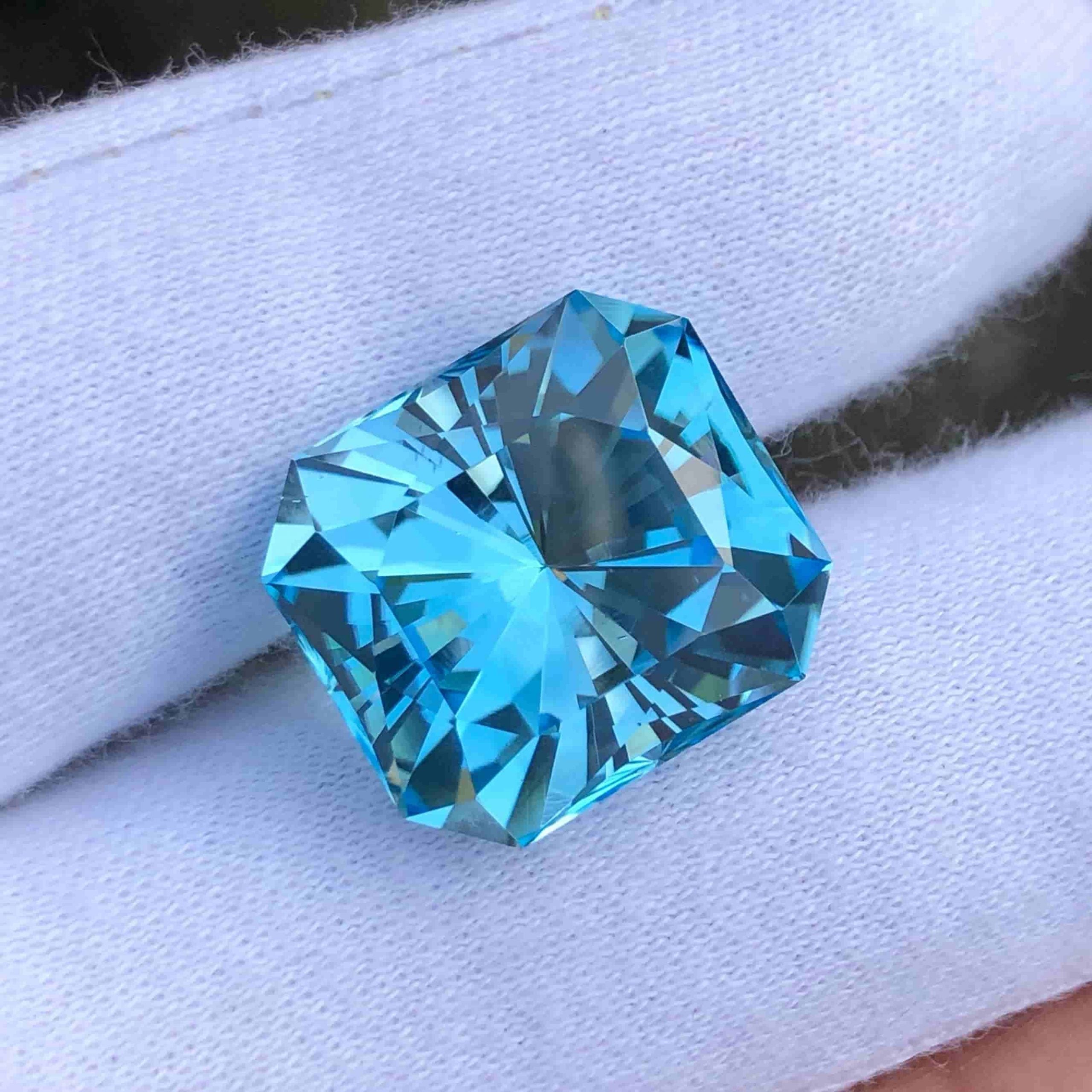 Fancy Blue Topaz Gemstone