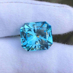 23.05 Carats Fancy Blue Topaz Gemstone