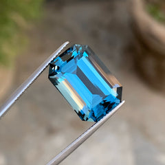 Fancy Cut London Blue Topaz