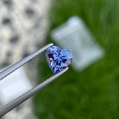 Fascinating Heart Shaped Tanzanite Stone