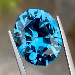 Fascinating Swiss Blue Topaz Stone