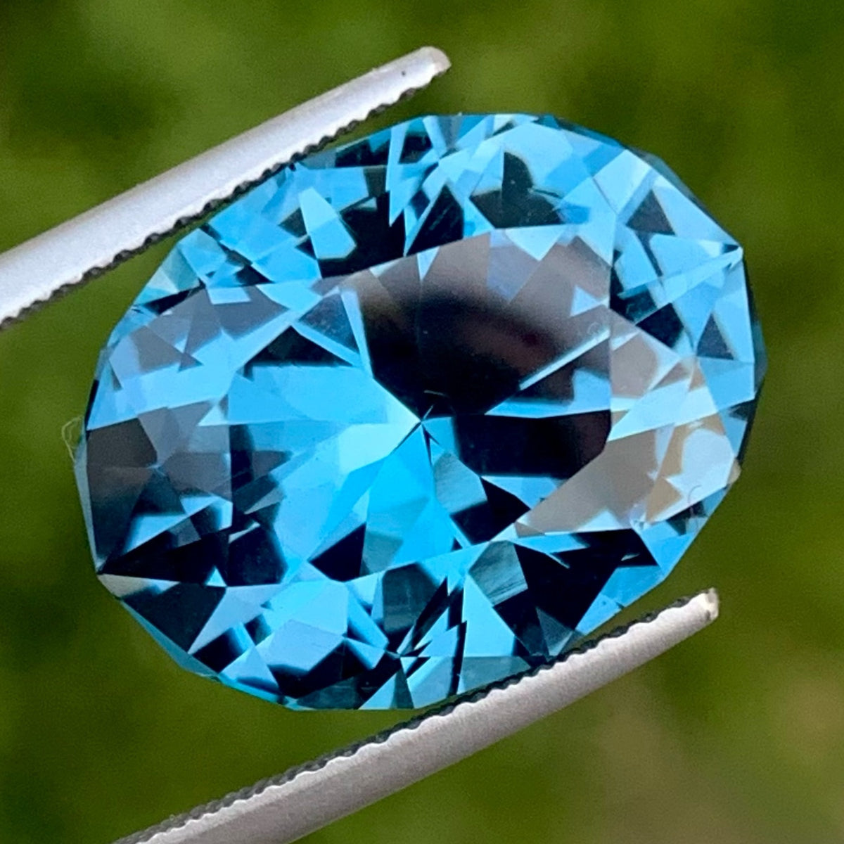 Fascinating Swiss Blue Topaz Stone