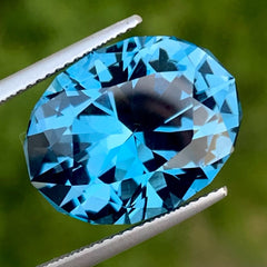 Fascinating Swiss Blue Topaz Stone