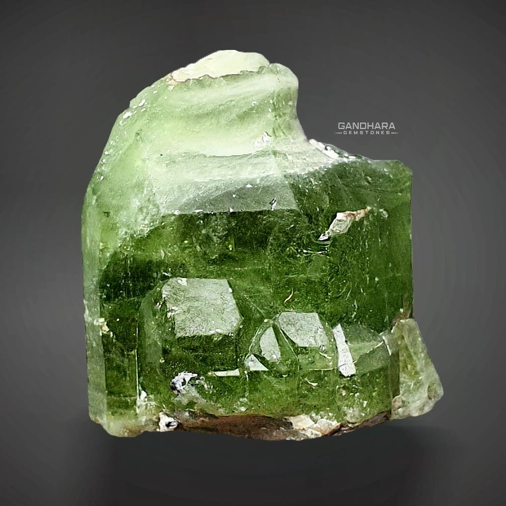 Fatty Apple Green Peridot Crystal