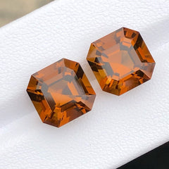 Fiery Orange Citrine Pair