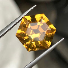 Fiery Yellowish Orange Citrine