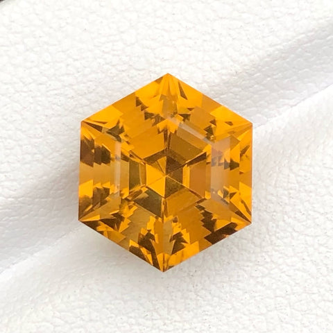 Buy 7.35 carats Fiery Yellowish Orange Citrine
