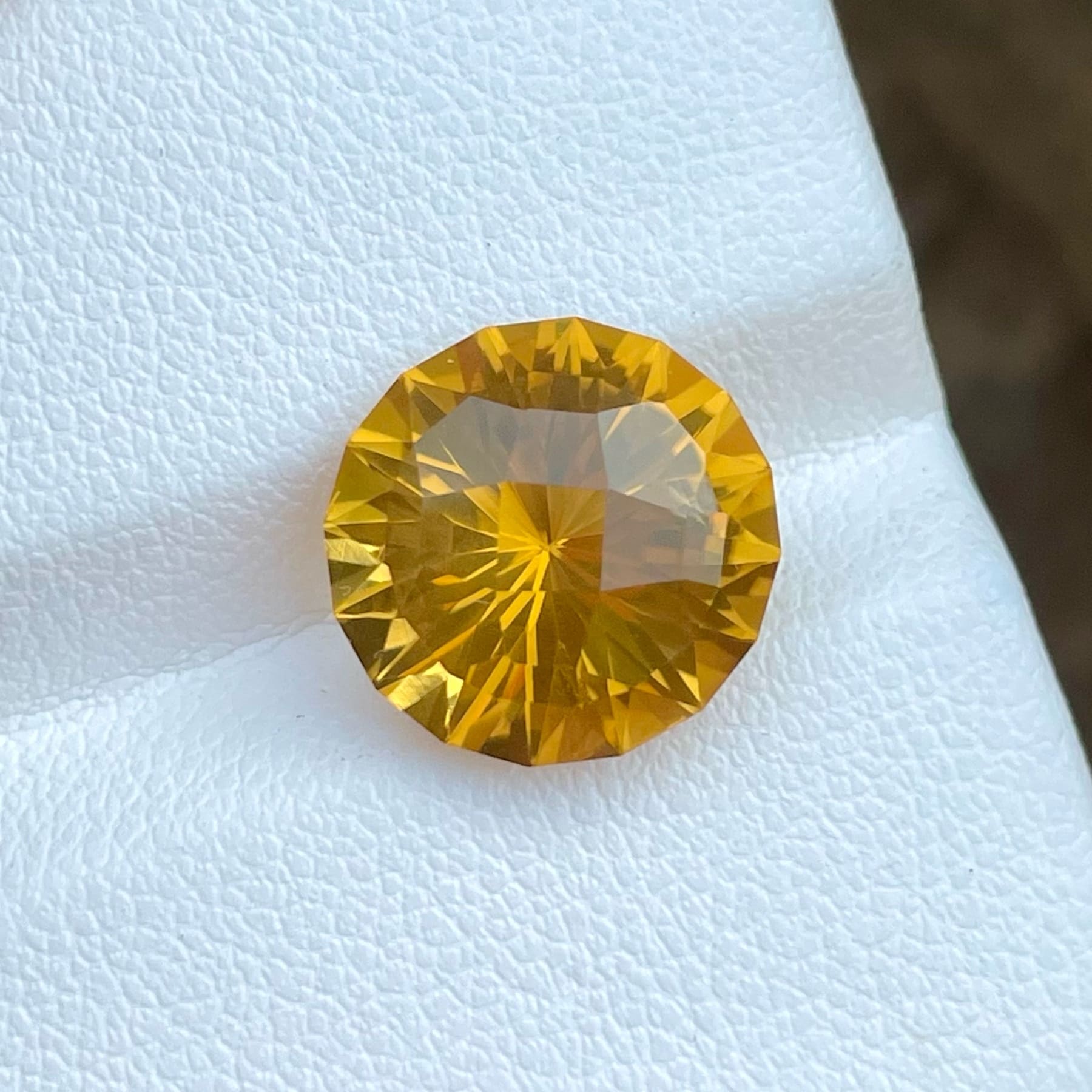 Golden Yellow Natural Citrine Stone