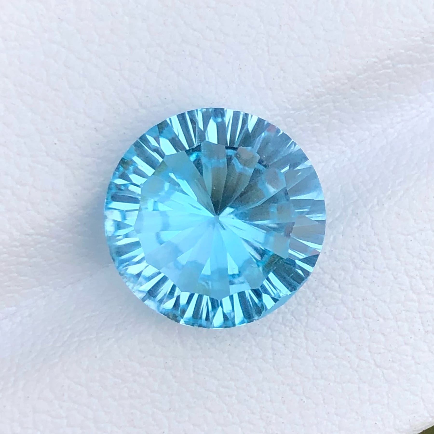 Gorgeous Faceted Blue Topaz Gemstone