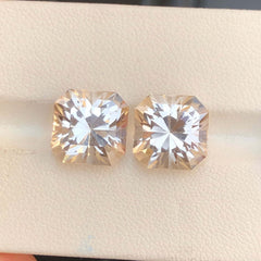 Gorgeous Golden Topaz Pair from Pakistan