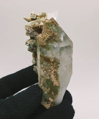 Gorgeous Chlorite Quartz With Pointed Terminated Secondary Crystals