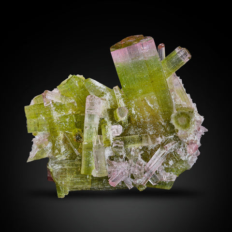 Gorgeous Colourful Tourmaline Cluster