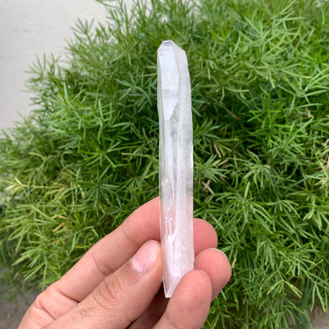 Gorgeous Double Terminated Faden Quartz Crystal With Compact Quality