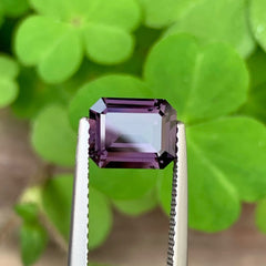 Gorgeous Greyish Purple Spinel Gemstone