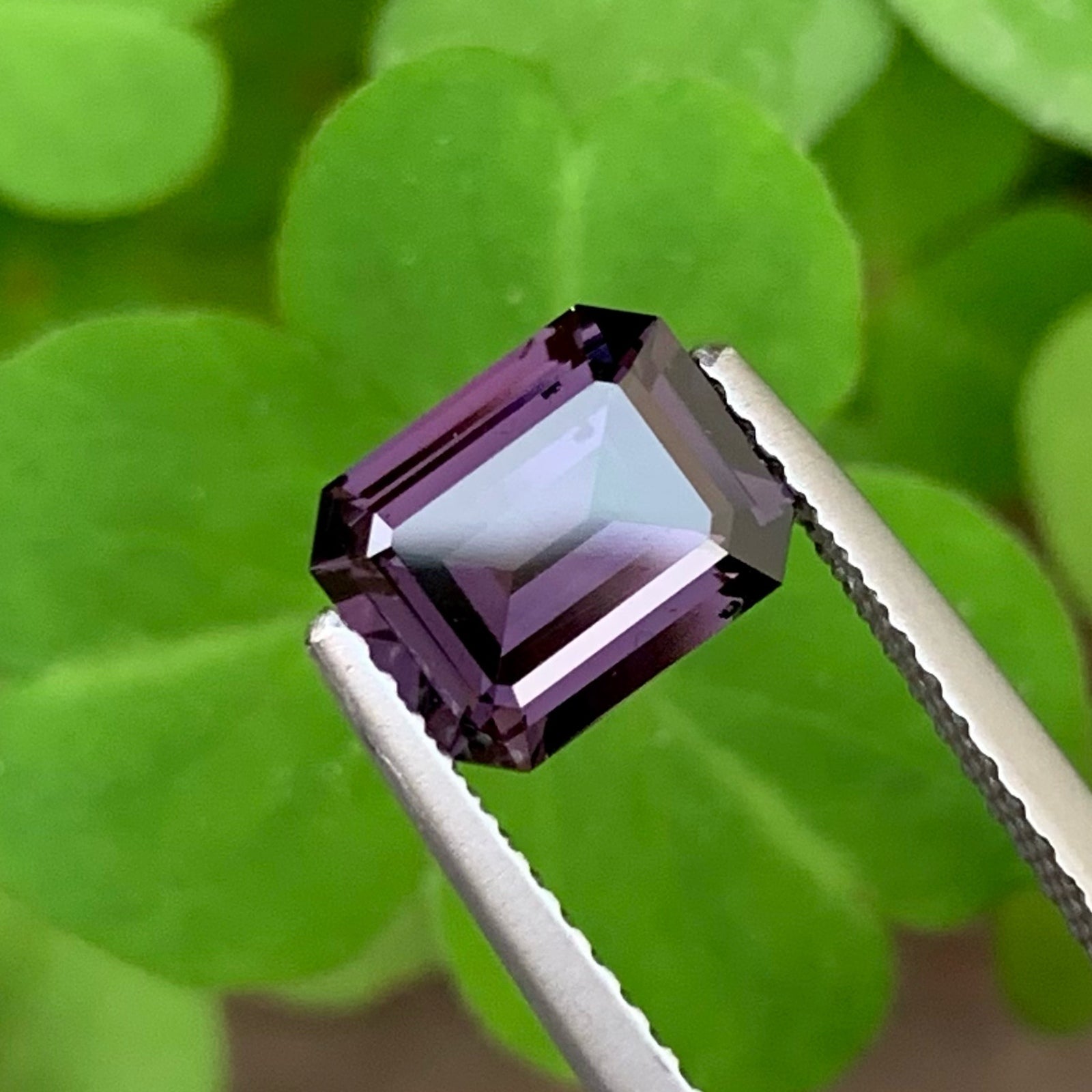 Gorgeous Greyish Purple Spinel Gemstone