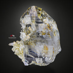 Gorgeous lustrous Quartz with fine needles of Rutile inclusion