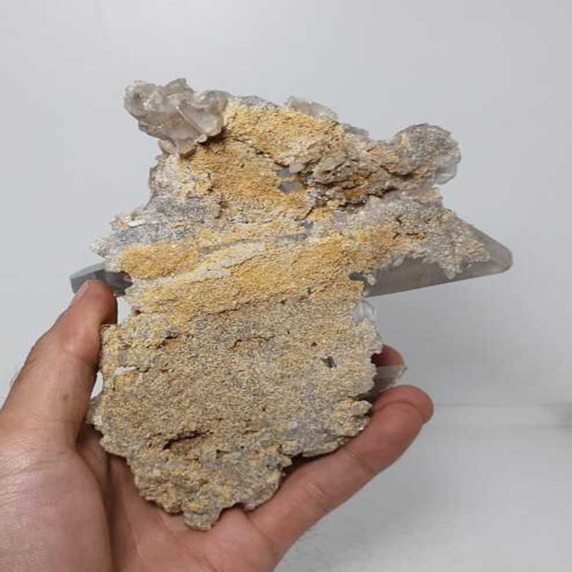 Gorgeous Robust Cluster Of Quartz With Interesting Inclusion