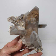 Gorgeous Robust Cluster Of Quartz With Interesting Inclusion