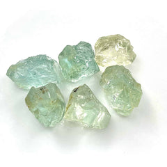 Greenish Blue Aquamarine Facet Rough