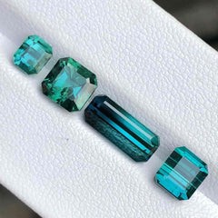 Greenish Blue Tourmaline Set