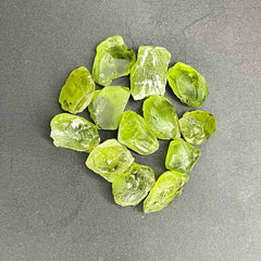 Greenish Yellow Peridot Facet Rough Parcel