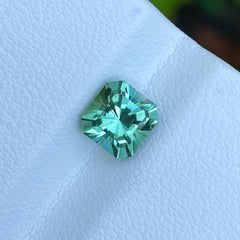 Greenish Blue Fancy Cut Tourmaline Gem