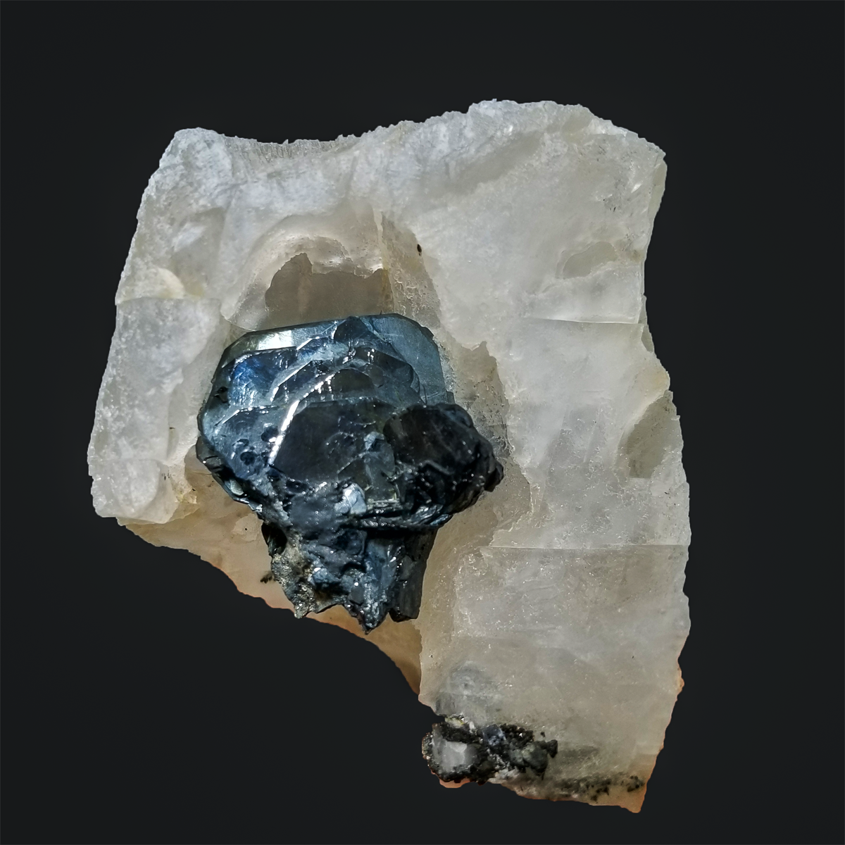 Beautiful Hematite grow inside Calcite with amazing striations - Gandhara Gems
