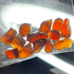 Hessonite Garnet Facet Rough Parcel