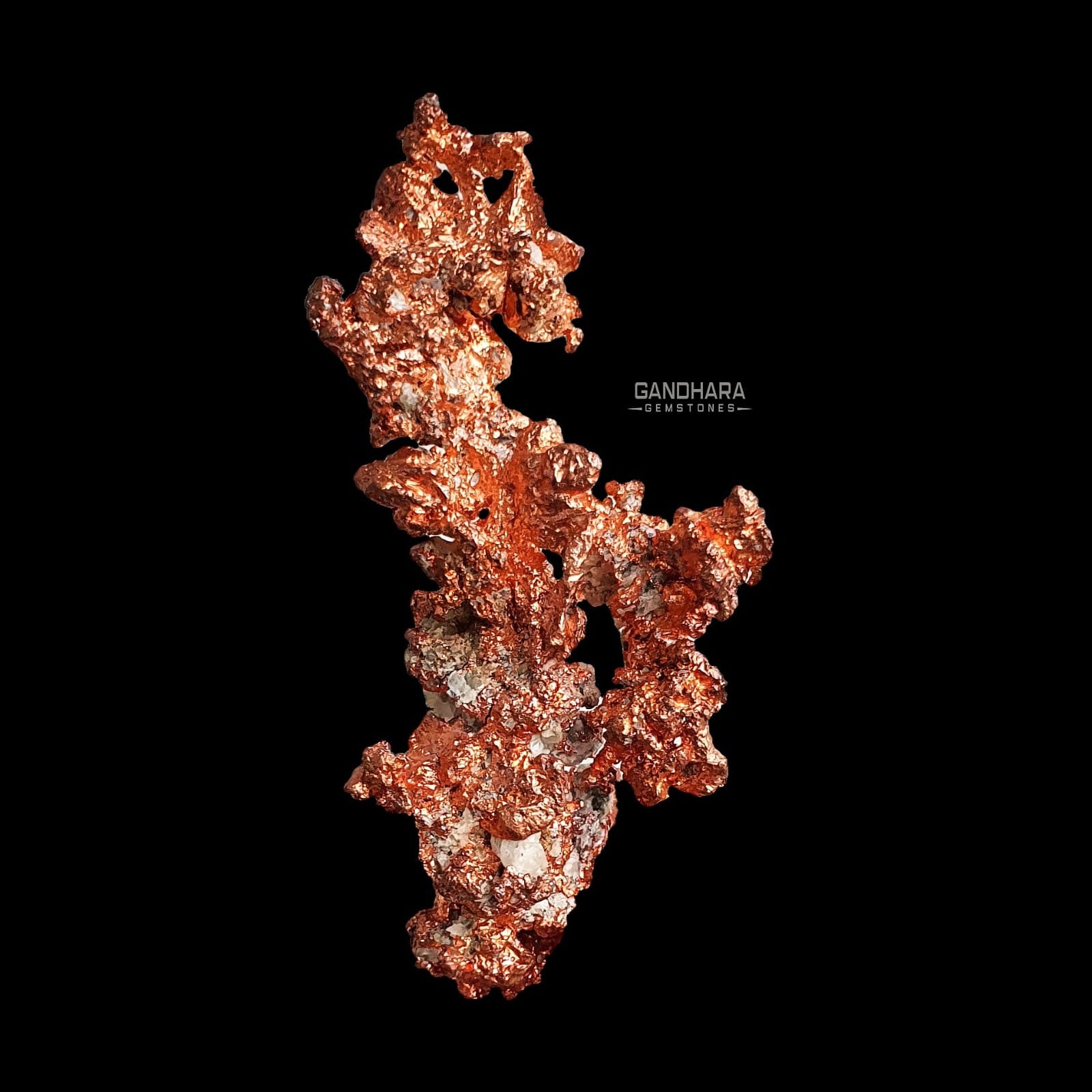 Highly Crystalized Copper with Gorgeous Metallic Patina