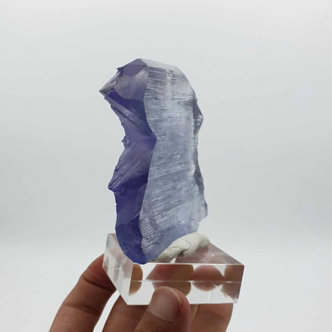 Highly Etched Double Terminated Kunzite with Sharp Edges