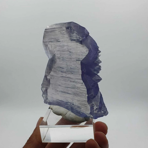 Highly Etched Double Terminated Kunzite with Sharp Edges