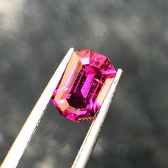 Hot Brilliant Rose Pink Garnet Gemstone