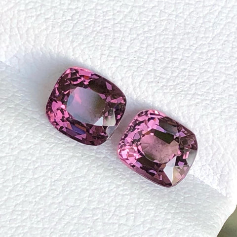 Hot Pink Spinel Pair