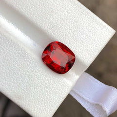 3.85 Carats Hot Red Raspberry Rhodolite Garnet Gemstones