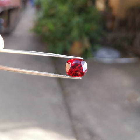 Beautiful Faceted Natural Red Spinel