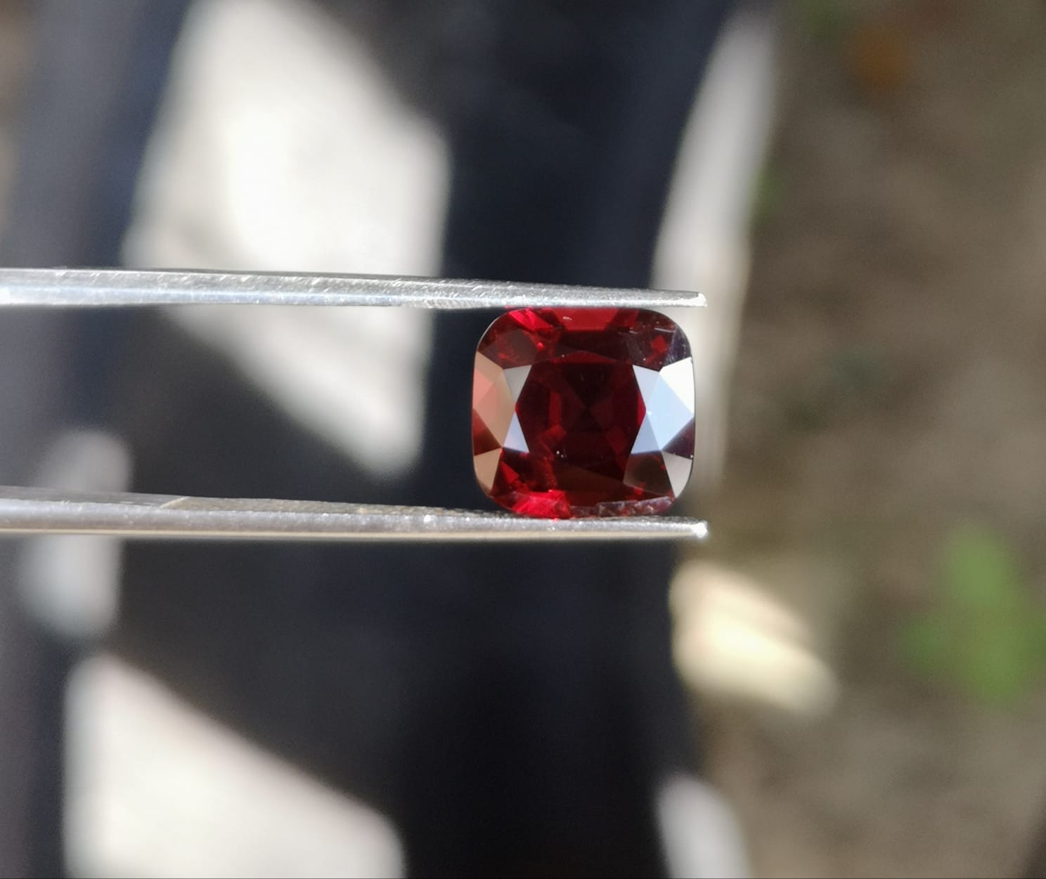 Cushion Mixed Cut Red Spinel for sale