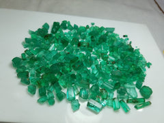 Facet Grade Rough Emeralds Lot available for sale