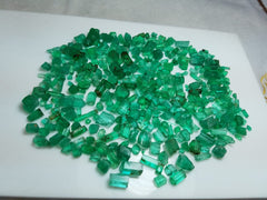 Facet Grade Rough Emeralds Lot available for sale