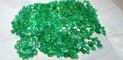 Beautiful Faceted Cut Emerald Gemstones