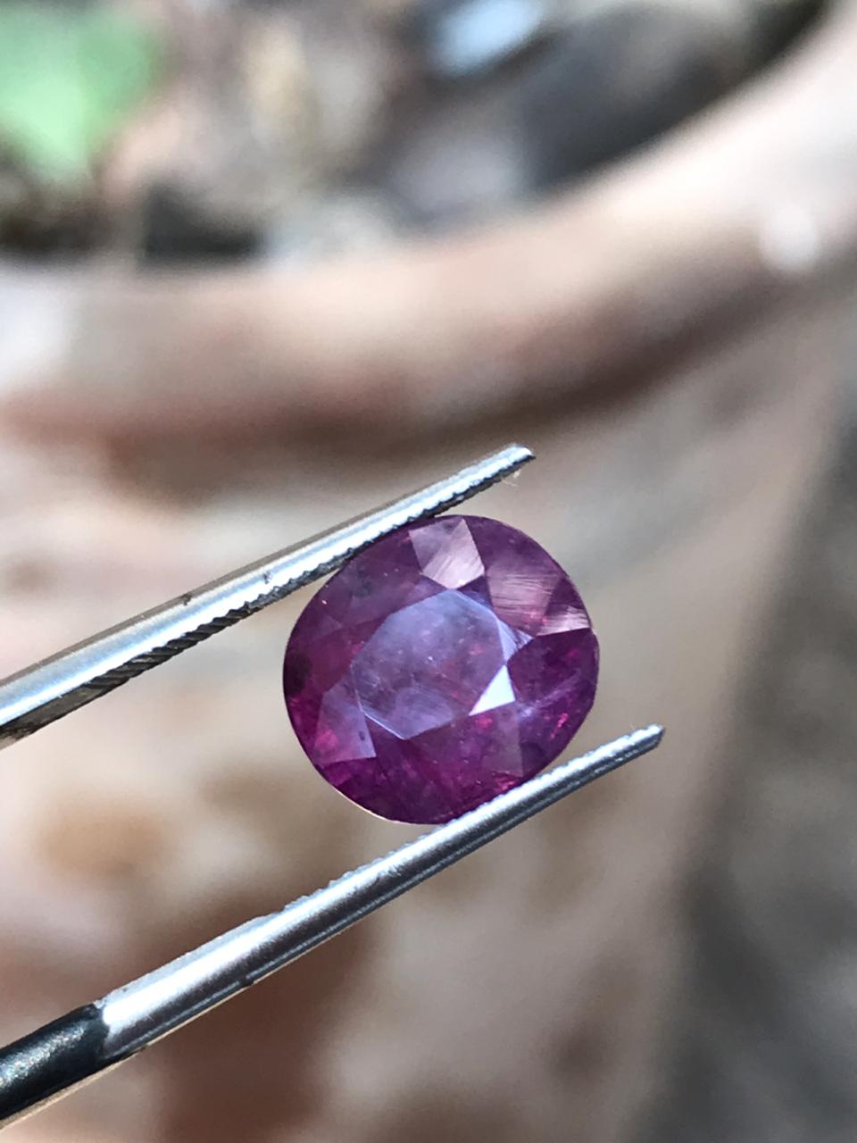 Beautiful Faceted Ruby for sale