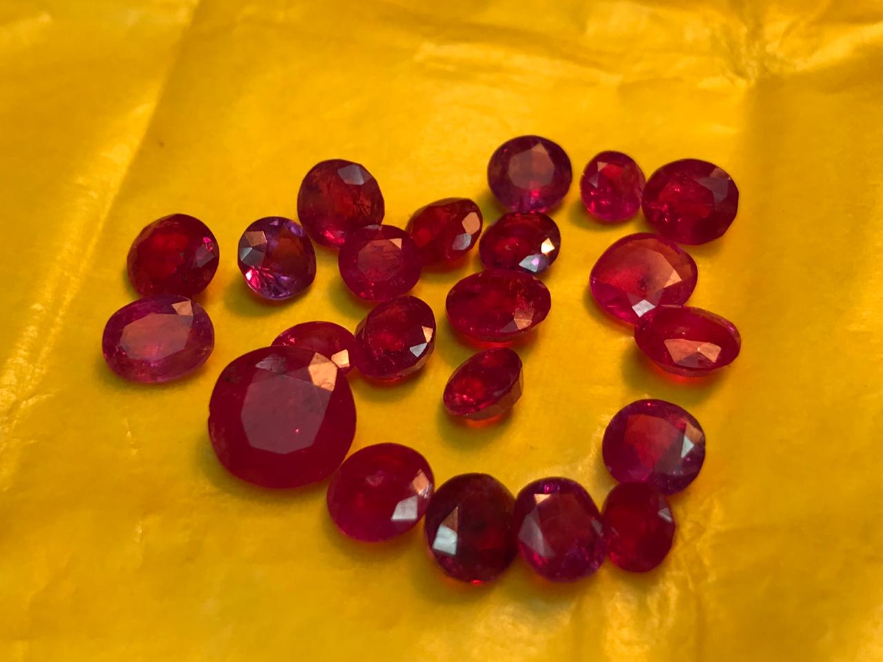 Beautiful Lot of Faceted Ruby for sale